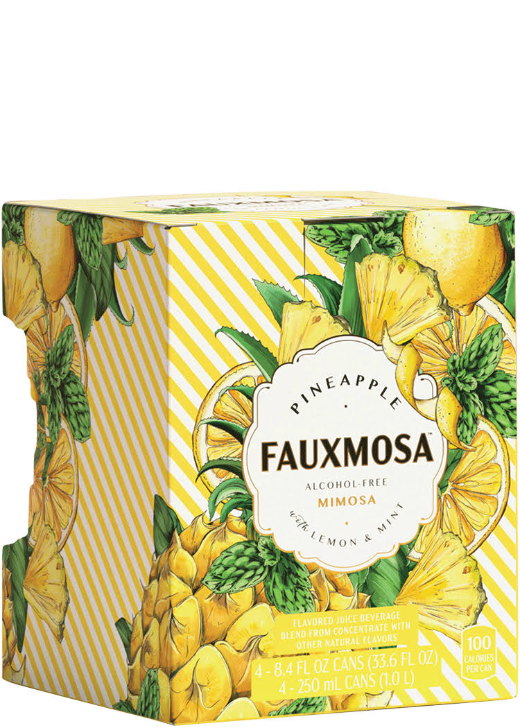 Fauxmosa Pineapple with Lemon & Mint - 8.4 fl oz