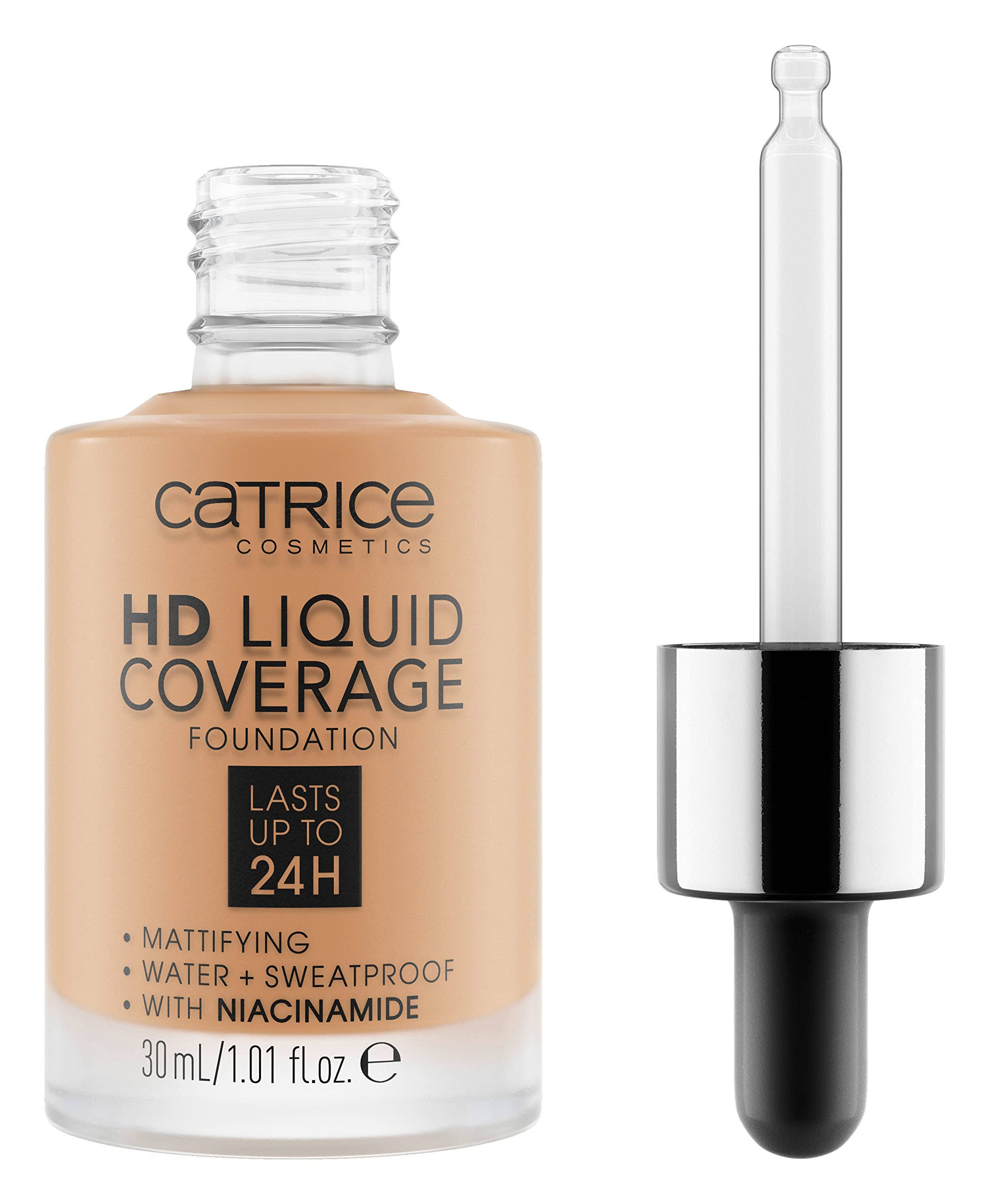 Catrice HD Liquid Coverage Foundation Color 046 Camel Beige 30ml