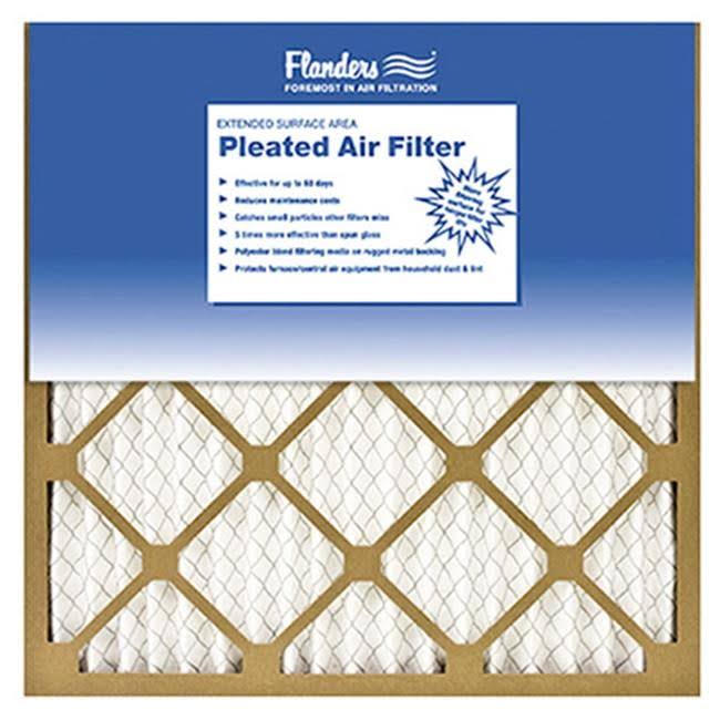Flanders Pleated Air Filter - 16"x16"x1", 12pk