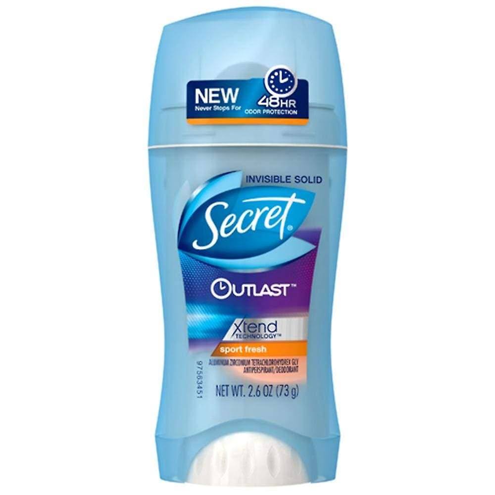 Secret Outlast Invisible Solid Antiperspirant Deodorant - Sport Fresh, 2.6oz