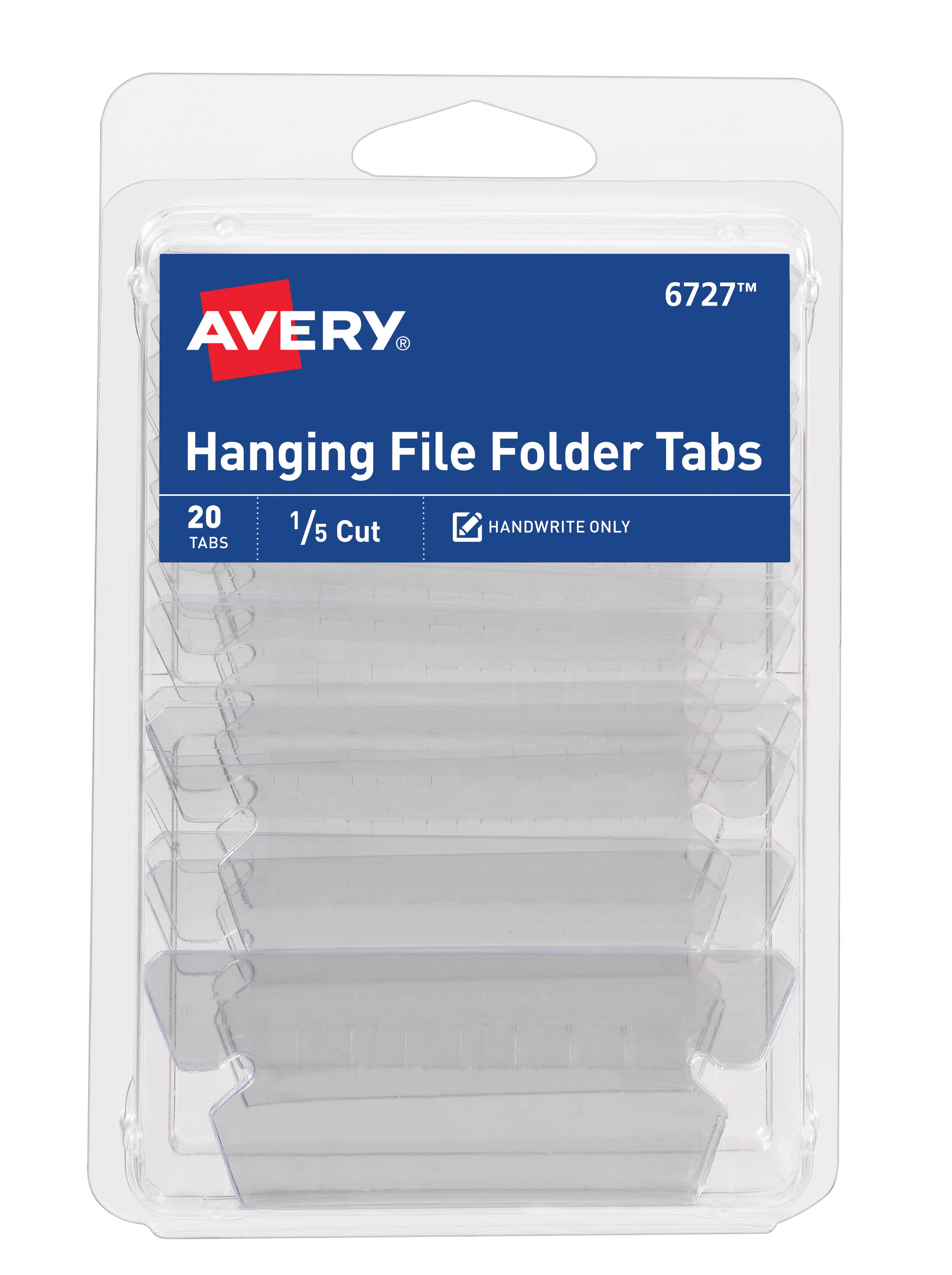 Avery Hanging File Folder Tabs - 20pk