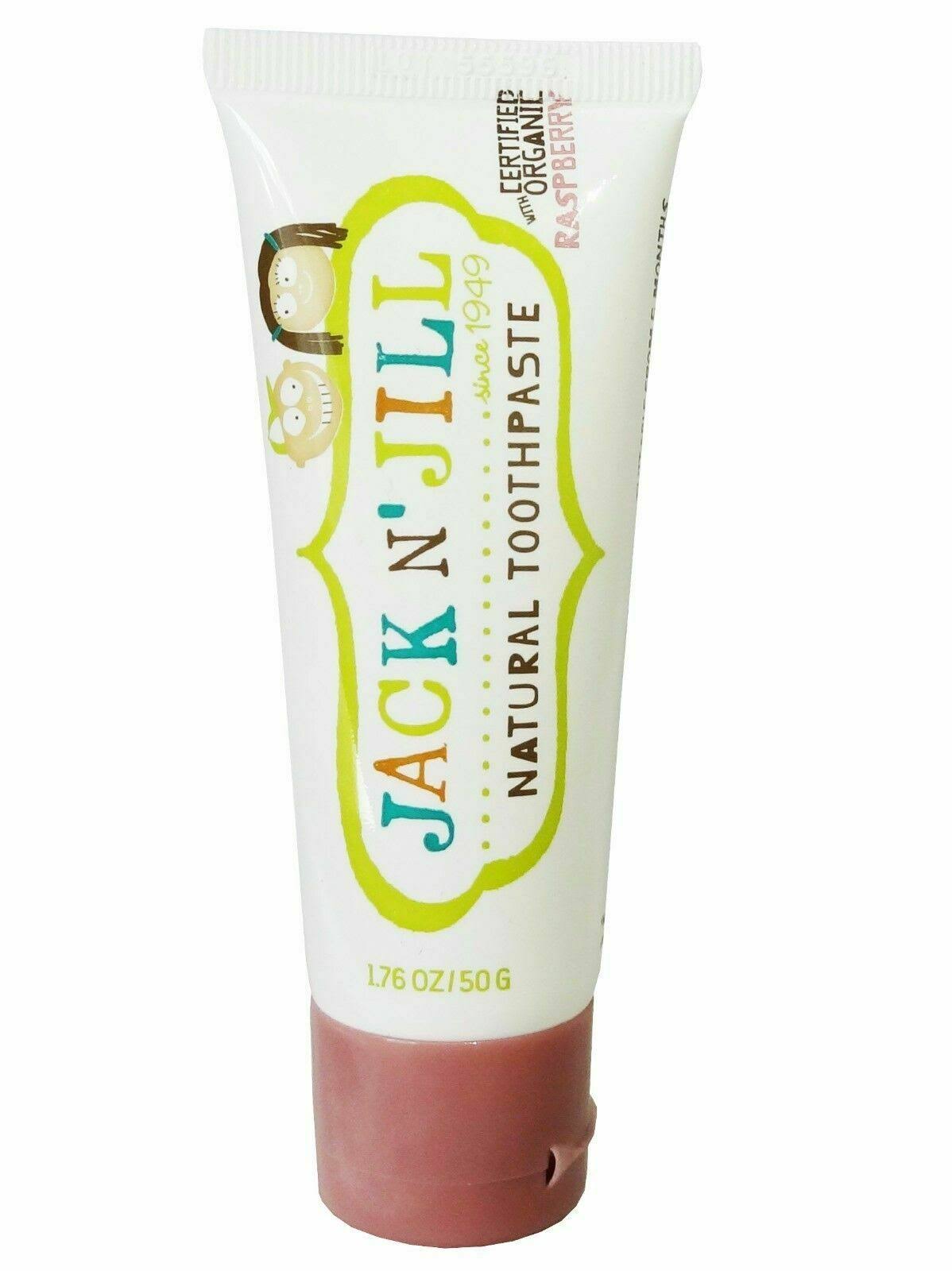Jack N' Jill Natural Toothpaste with Certified Organic Raspberry - 50g