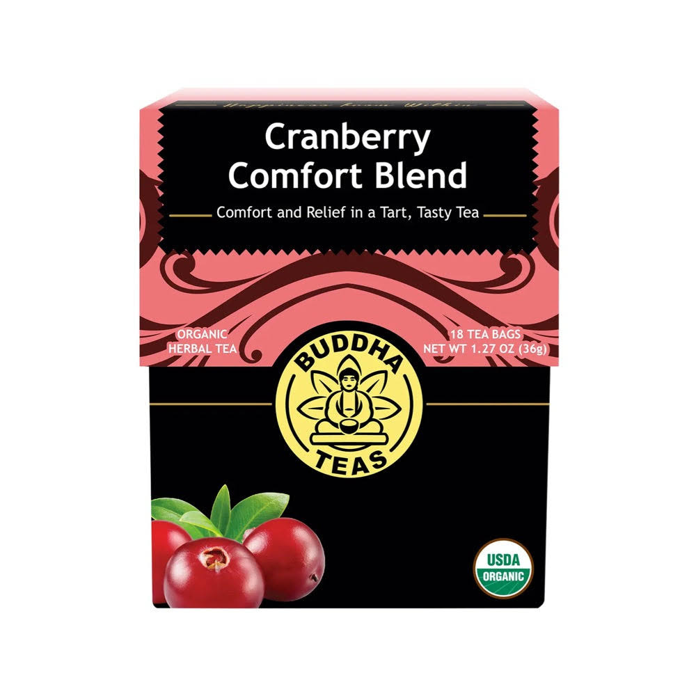 Buddha Teas Cranberry Comfort Blend - 18 Tea Bags