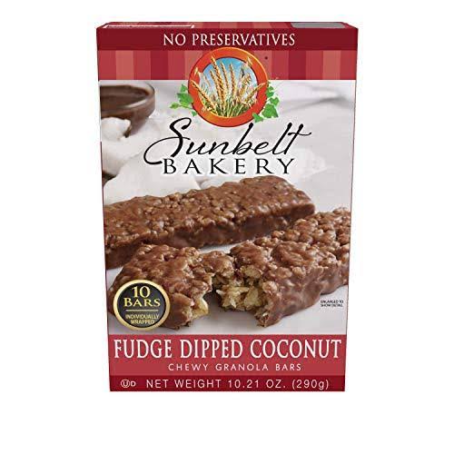 Fudge-Dipped Coconut Chewy Granola Bars, 1.1 oz Bars, 50 Count