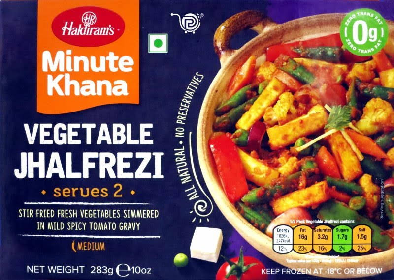 Haldiram Haldiram's Vegetable Jalfrezi - 283 Grams - Patel Brothers - Delivered by Mercato