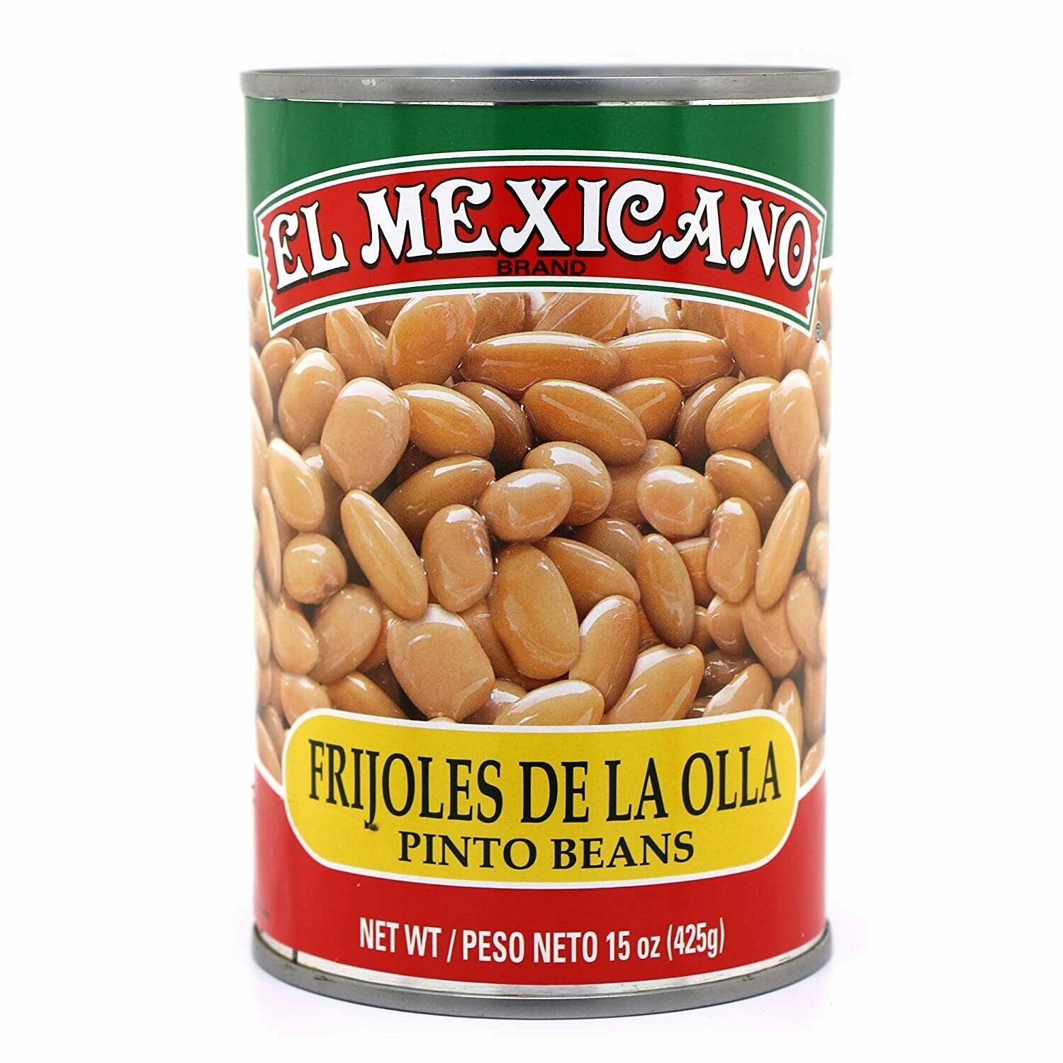 El Mexicano Canned Whole Pinto Beans - 15oz