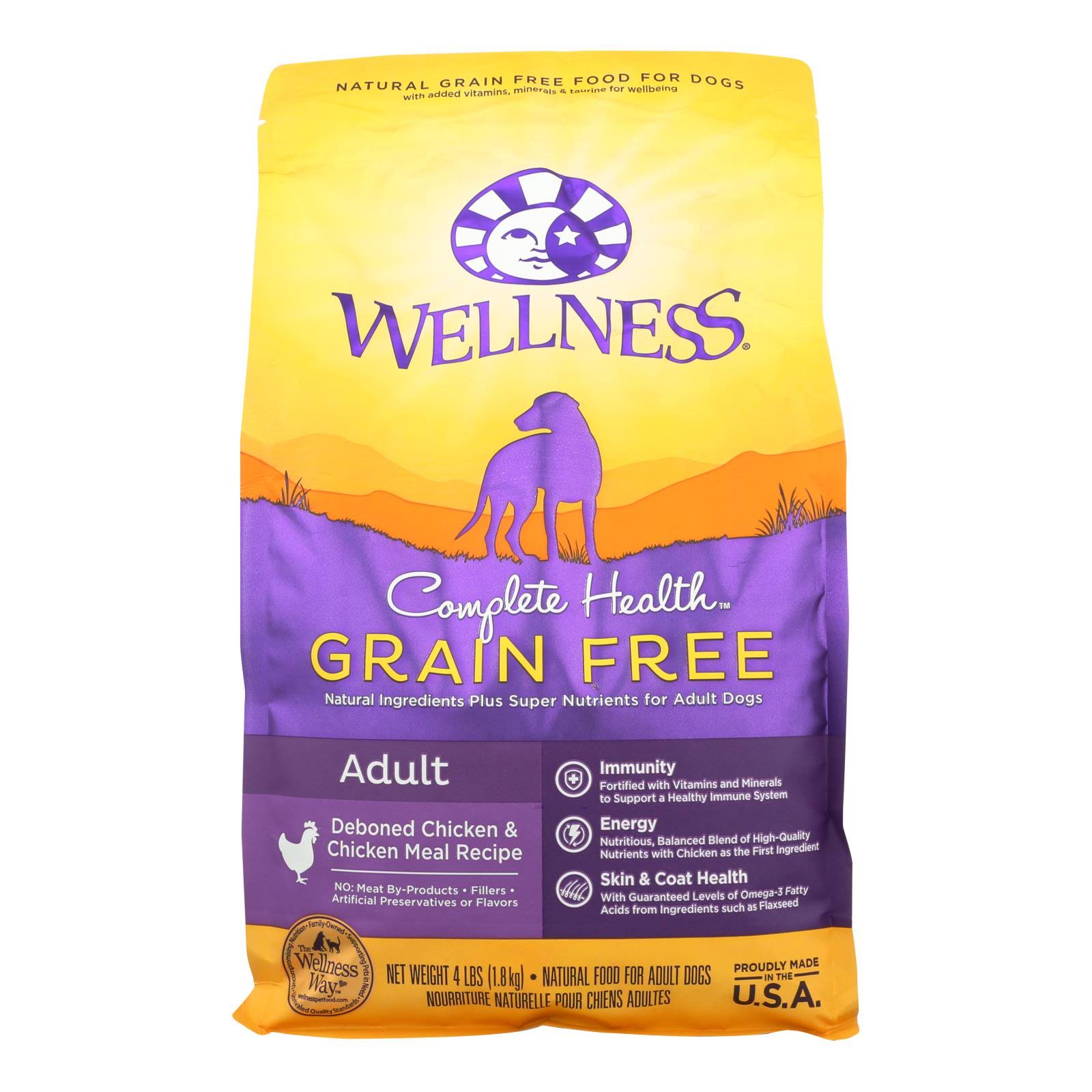 Wellness Complete Health Natural Grain Dry Dog Food - Chicken Recipe