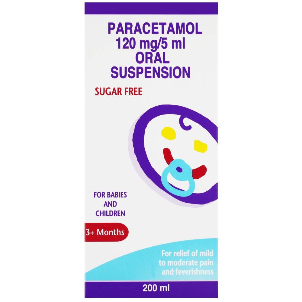 Paracetamol Suspension - 120mg, 5ml
