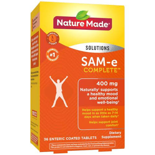 Nature Made Sam-E Complete Supplement - 400mg, 36 Tablets