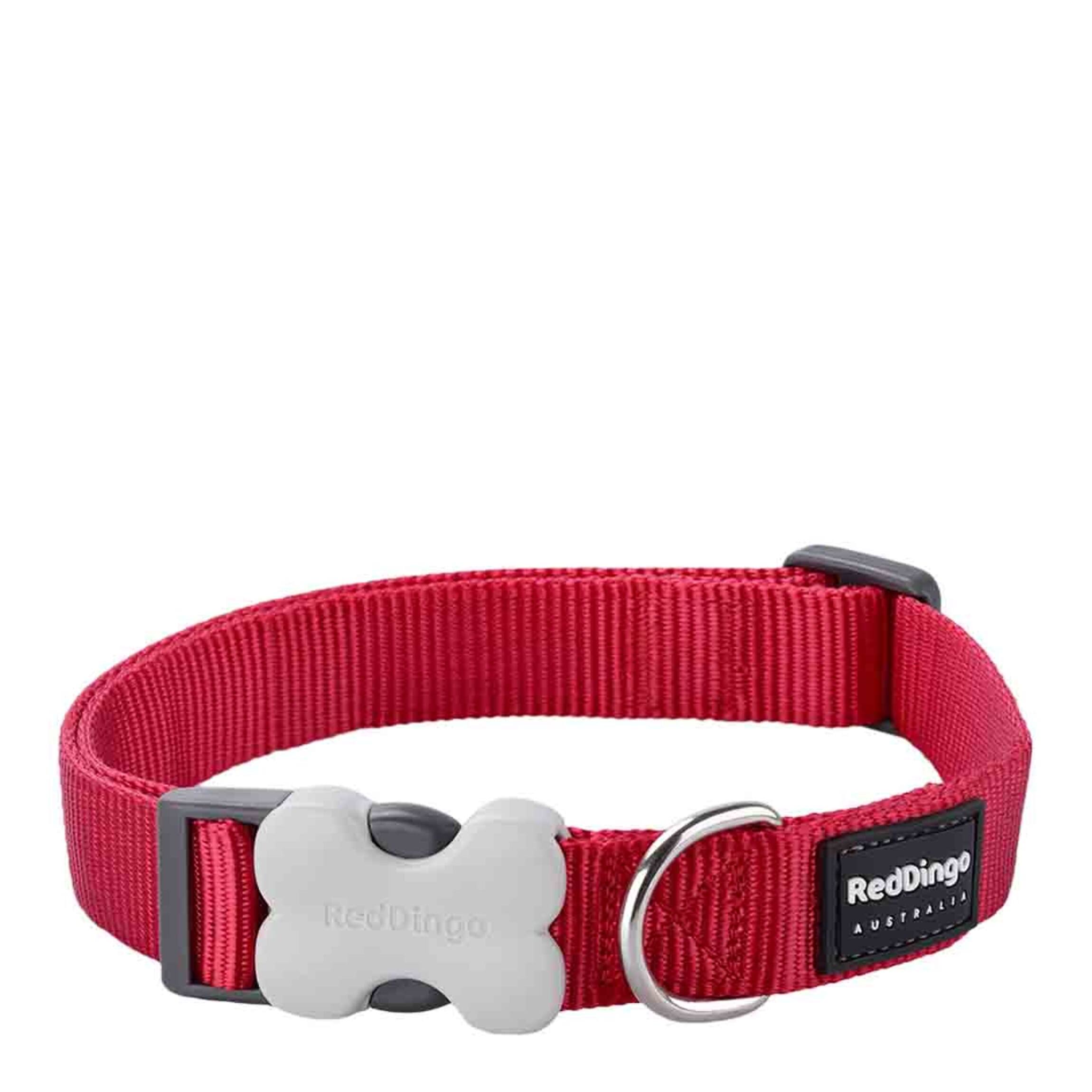 Red Dingo Dog Collar - Classic Red, Large