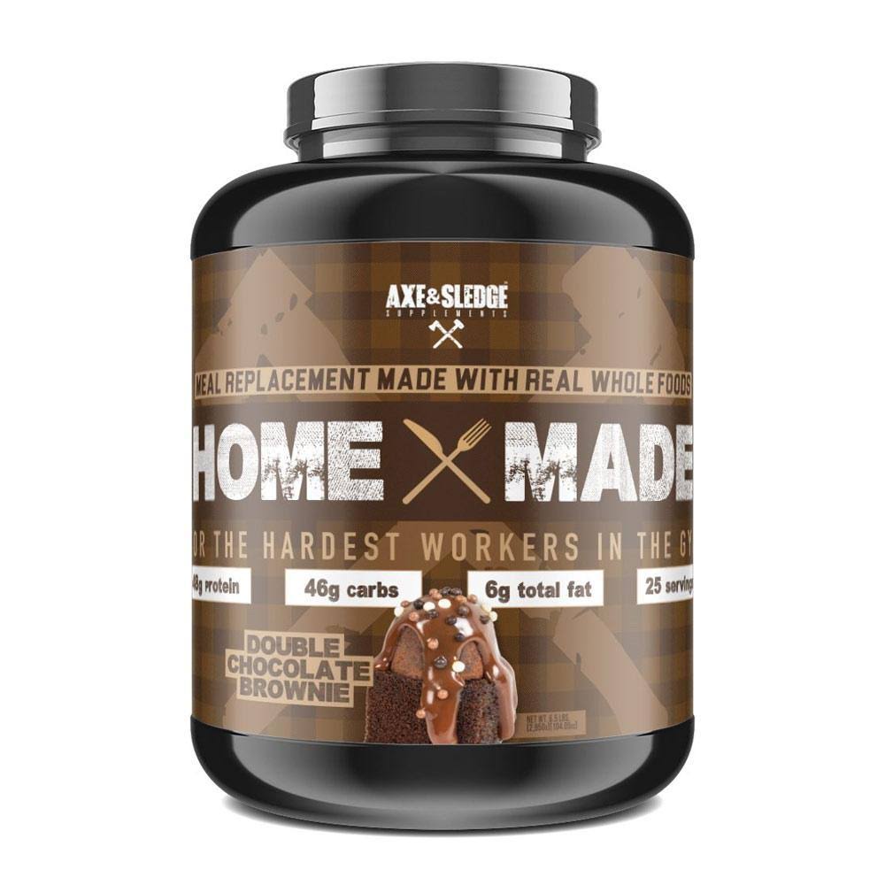 Axe & Sledge Home Made Whole Foods Meal Replacement, Double Chocolate Brownie, 6.5 lb