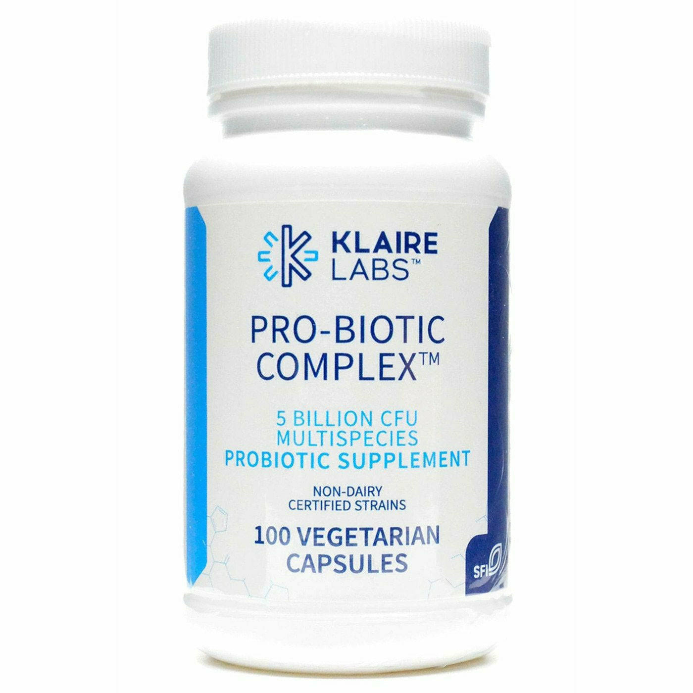 Klaire Labs Pro-Biotic Complex - 100 Vegetarian Capsules
