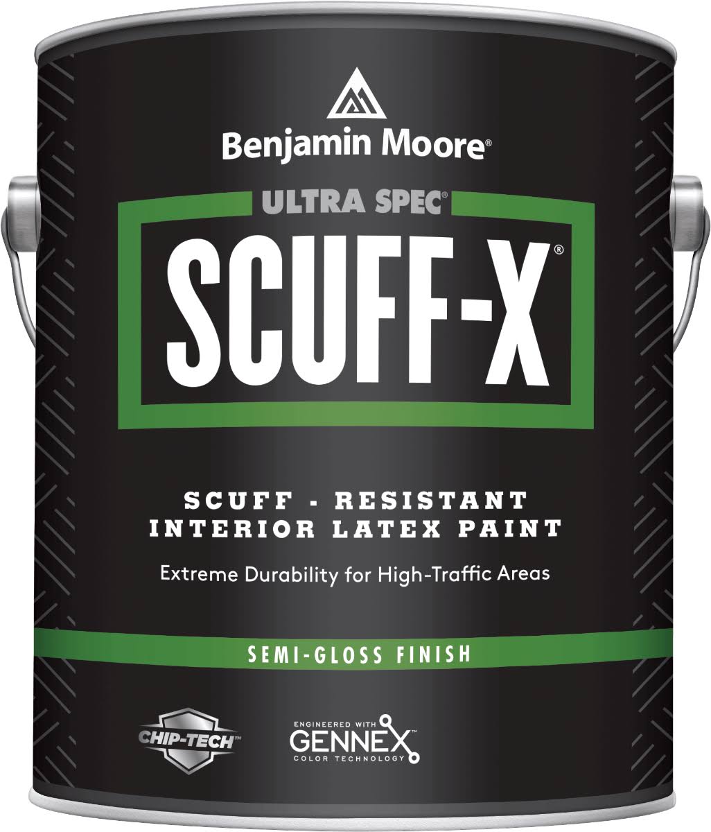 Benjamin Moore Ultra Spec Scuff -X Interior Acrylic Latex Semi-Gloss 4X Base Gallon