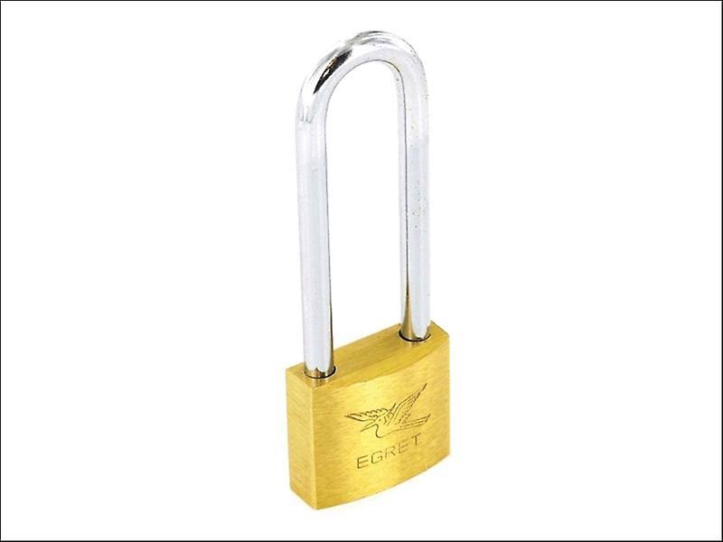Securit S1140 40 mm Long Shackle Egret Padlock - Brass