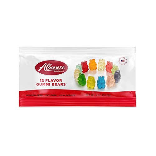 Albanese Assorted Gummi Bears 2 oz. - Case of: 12;12