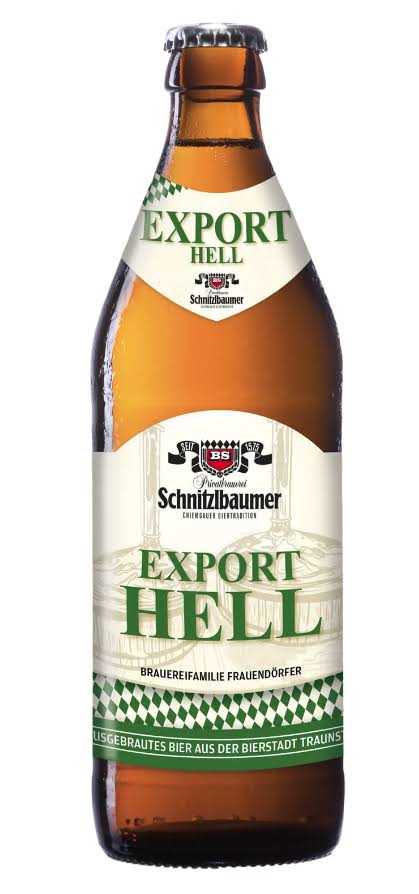 Schnitzlbaumer- Export Hell Lager 5.2% ABV 500ml Bottle