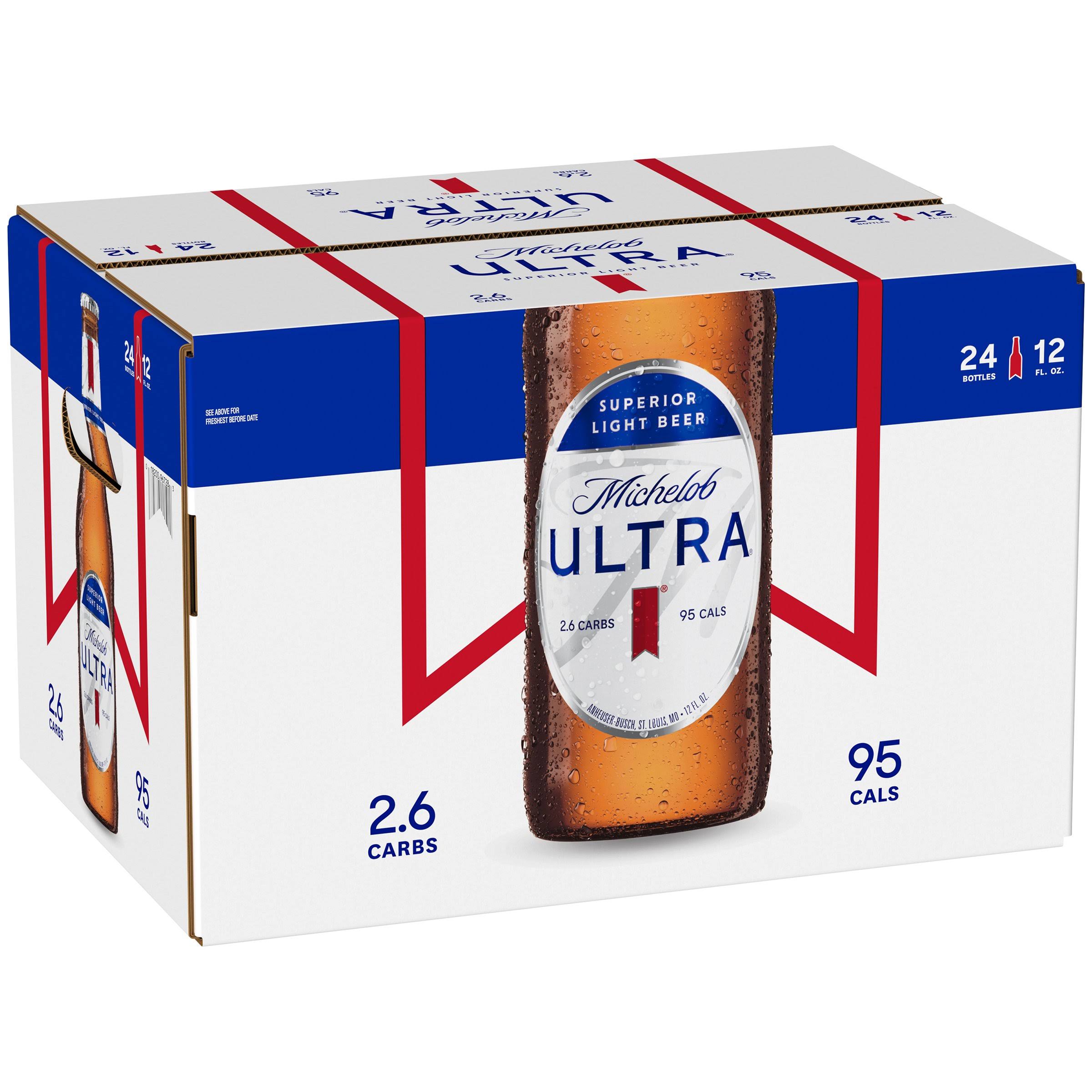 Michelob Ultra Beer - 24 Bottles