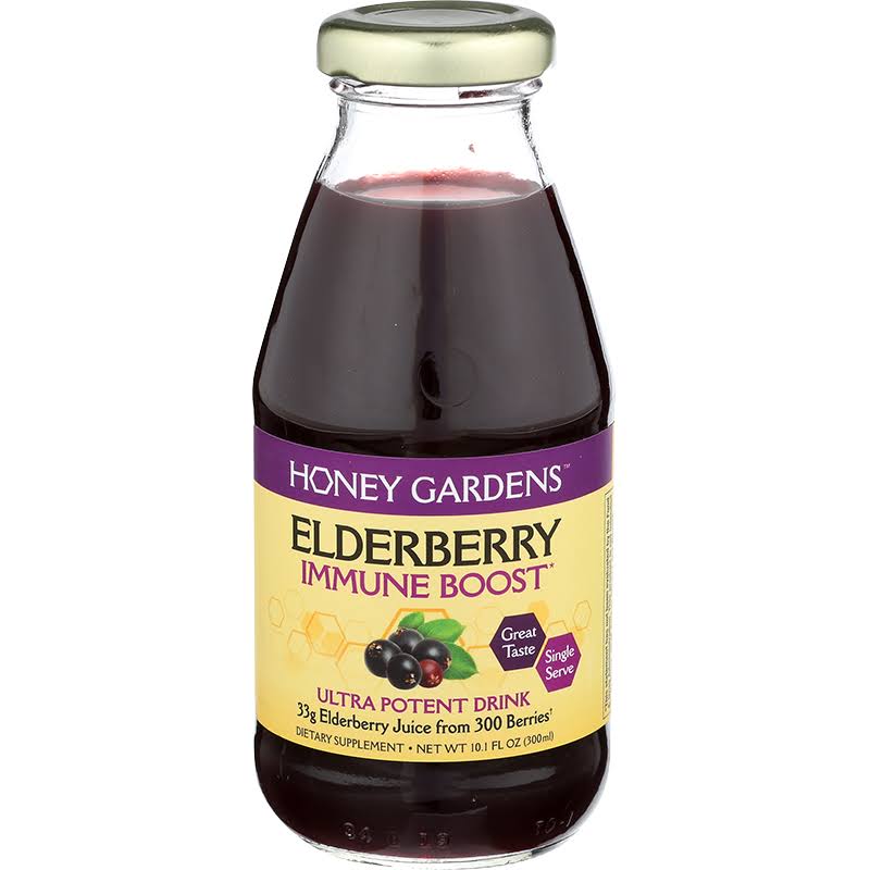 Honey Gardens Elderberry Immune Boost - 10.1 FL oz