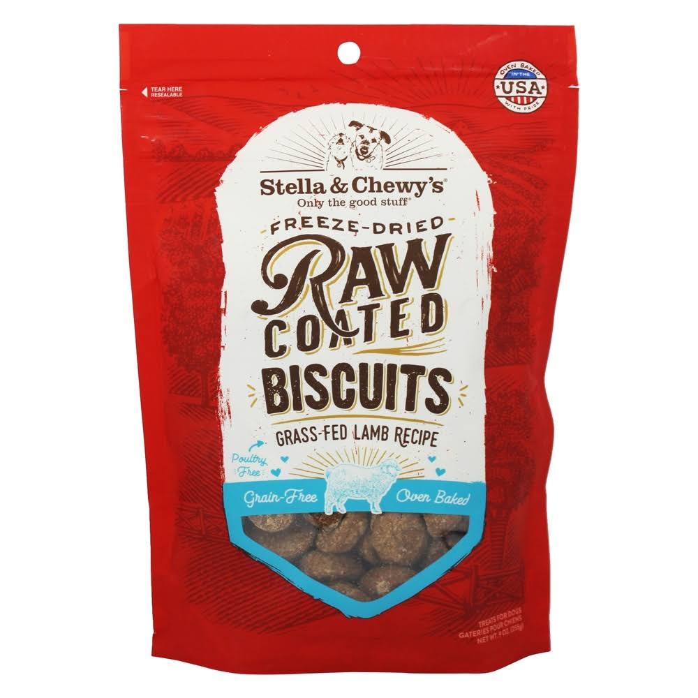 Stella & Chewy's - Raw Coated Freeze Dried Biscuits Grass Fed Lamb Recipe - 9 oz.