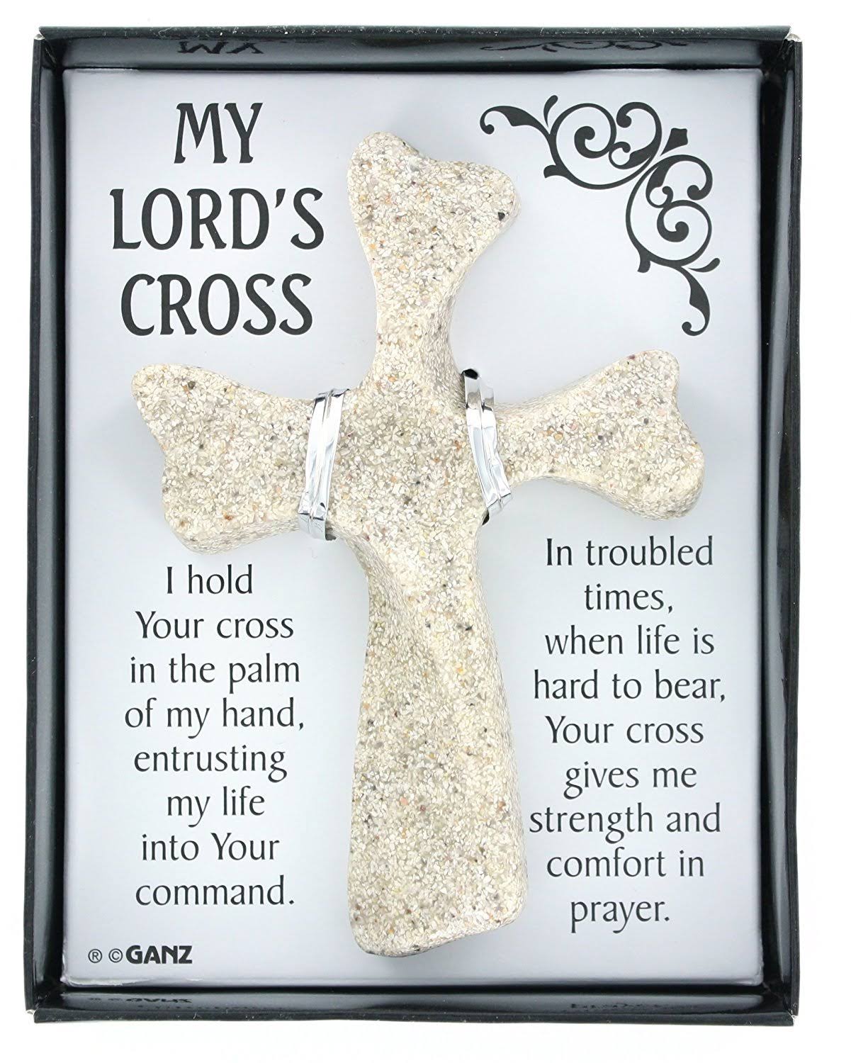 Ganz My Lord's Cross Wall Cross - 4-1/4"