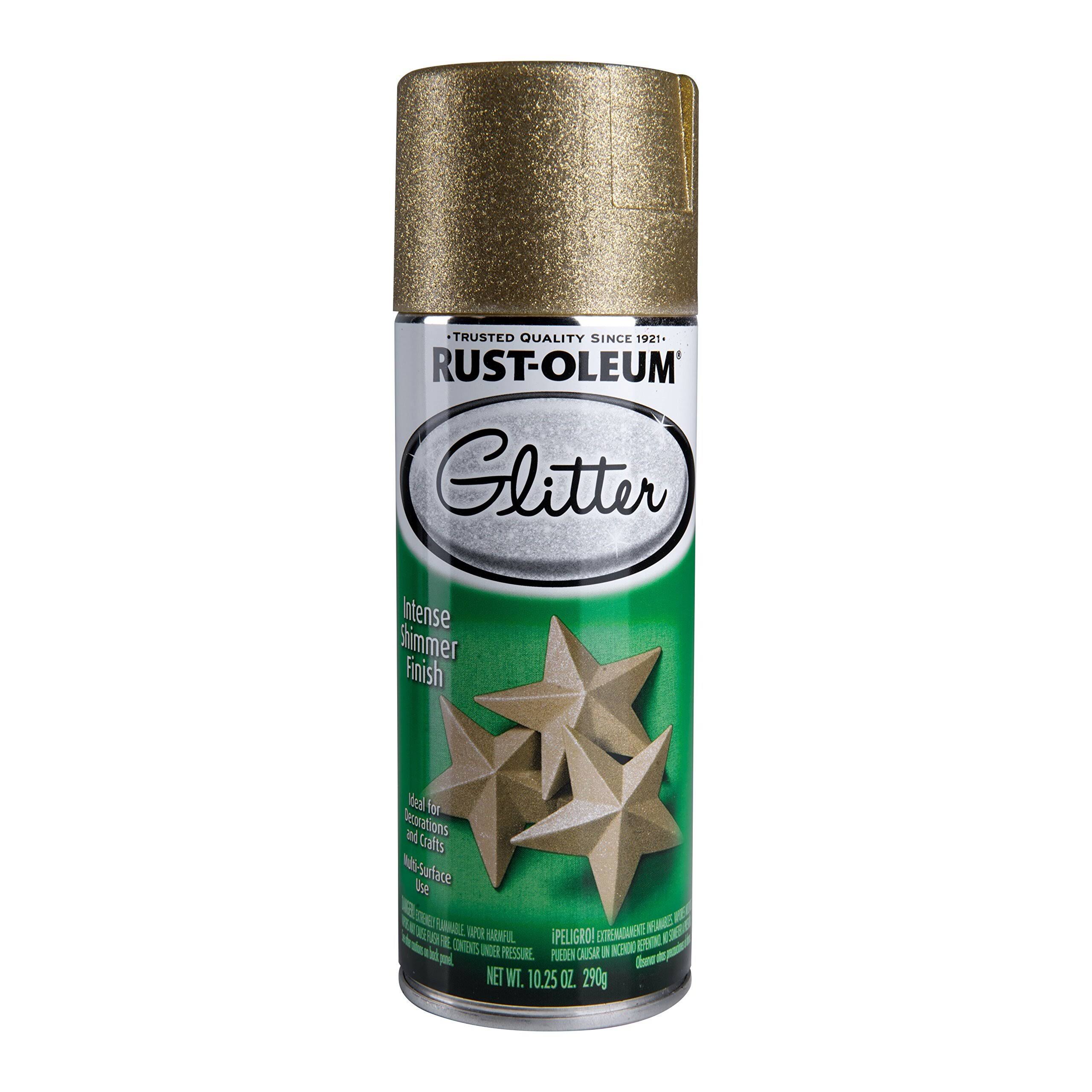 Rust-Oleum Glitter Spray Paint - 10.25oz, Gold