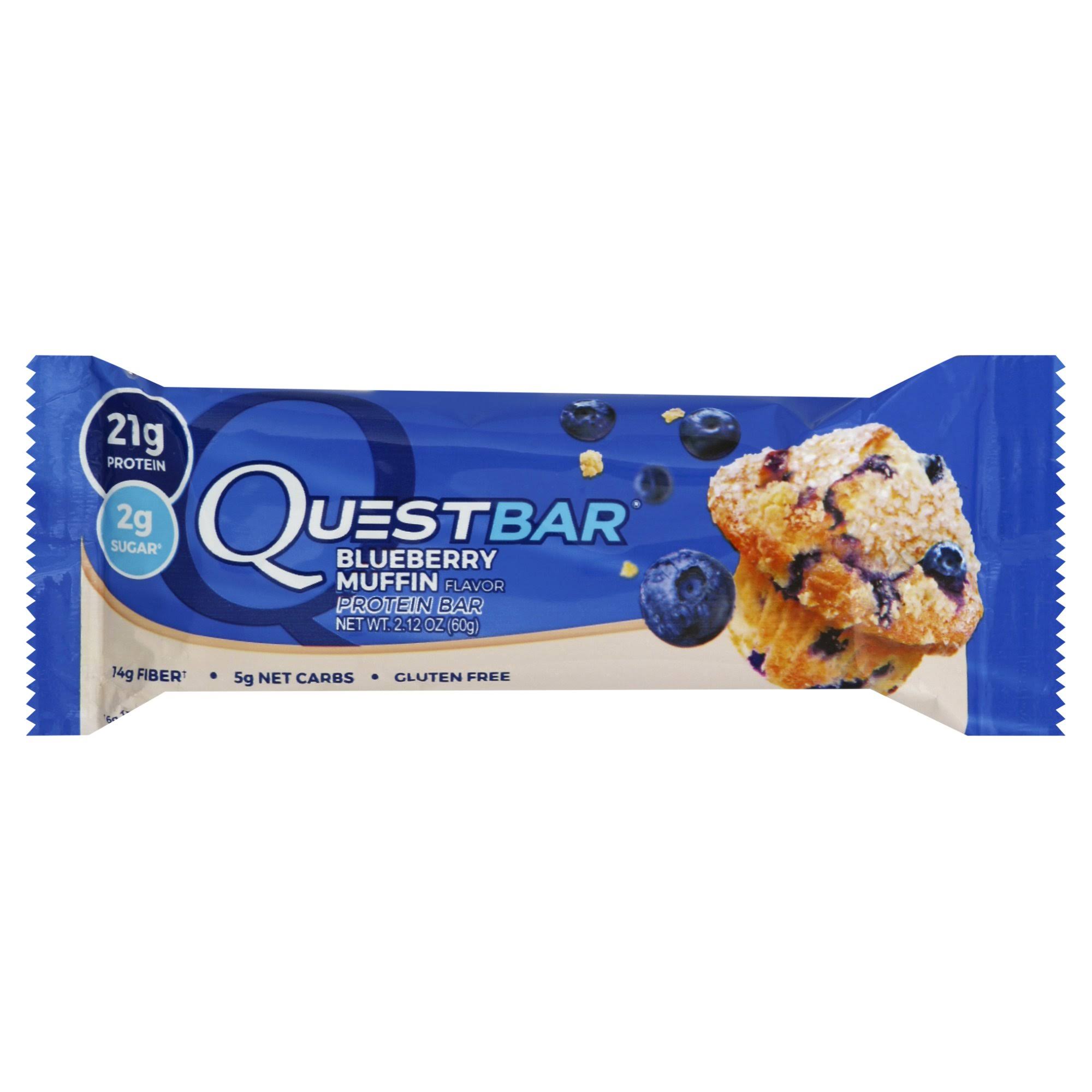 Quest Protein Bar, Blueberry Muffin - 2.12 oz packet