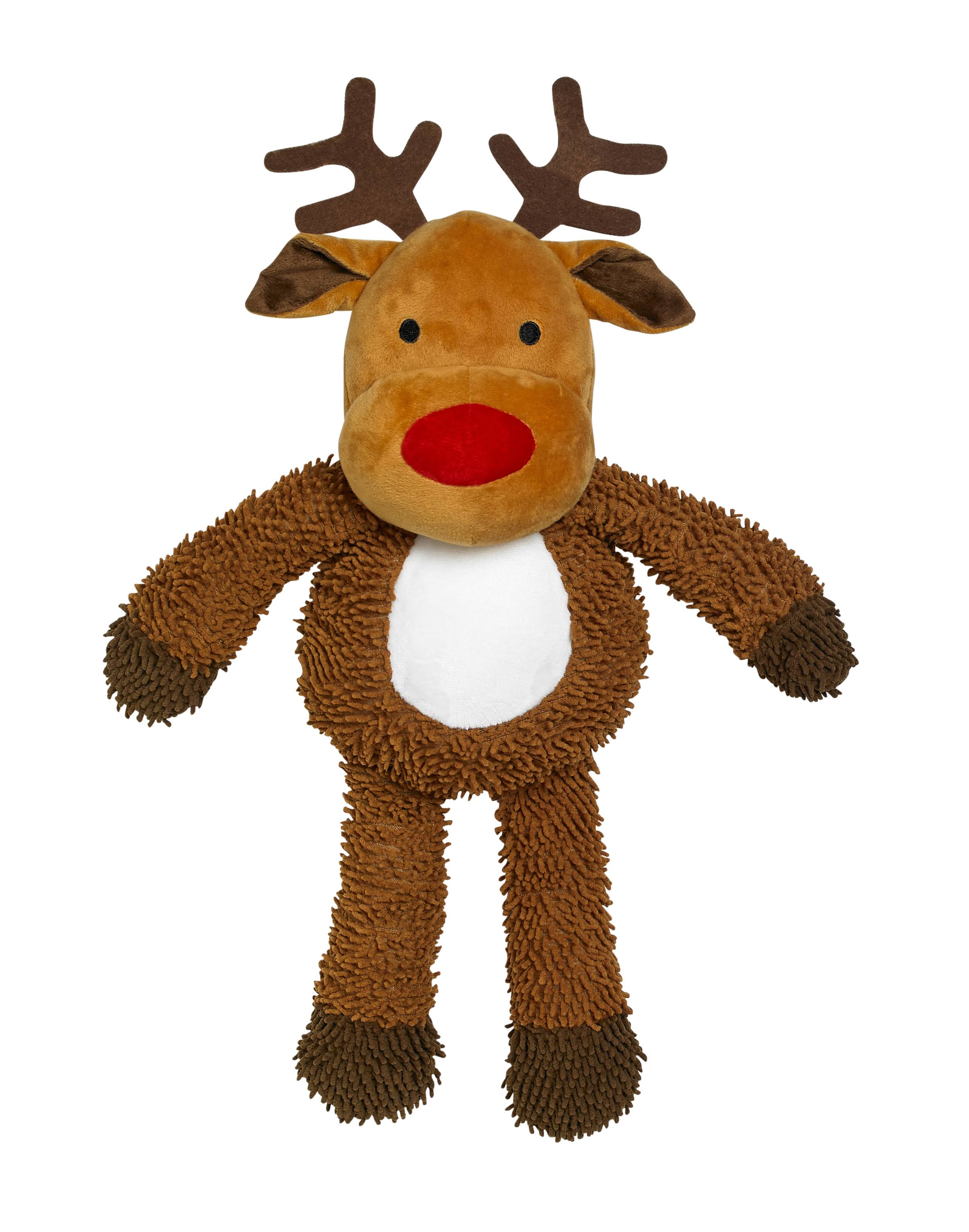 Good Boy Large Plush Moppy Reindeer Christmas Dog Toy