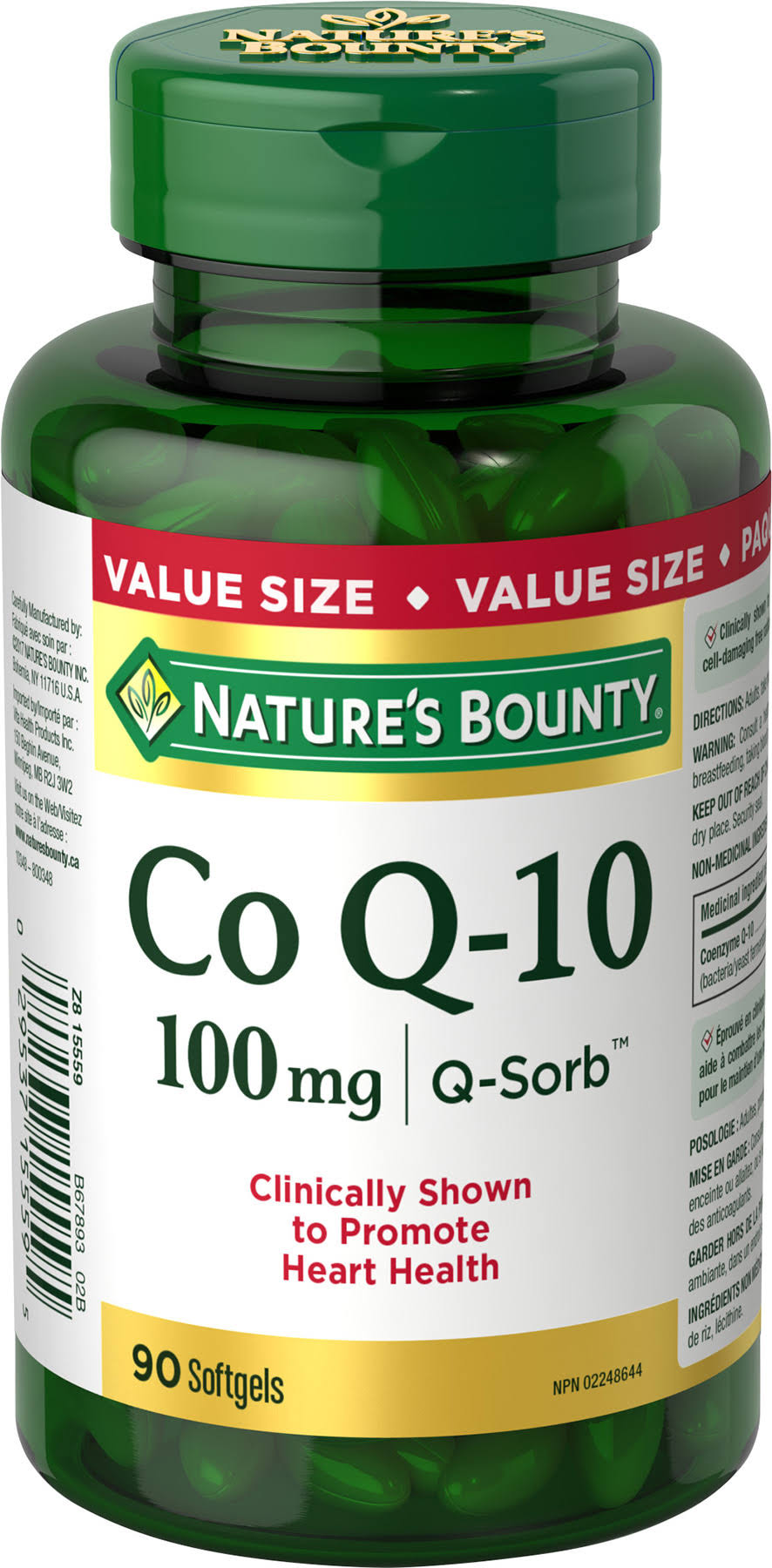 Nature's Bounty CO-Q10 Supplement - 100mg, 90ct