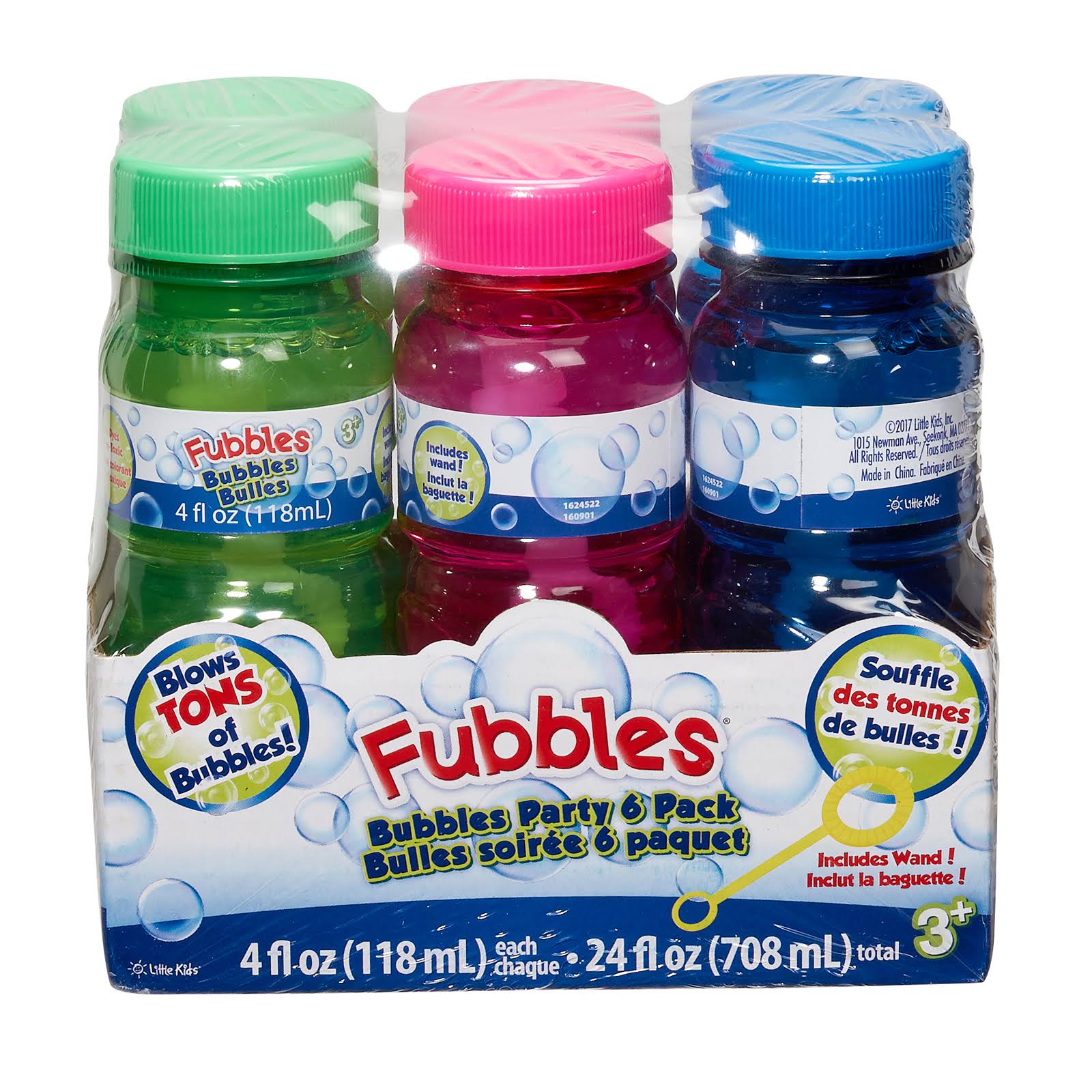 Little Kids Fubbles Premium Long Lasting Bubble Solution Includes 4oz
