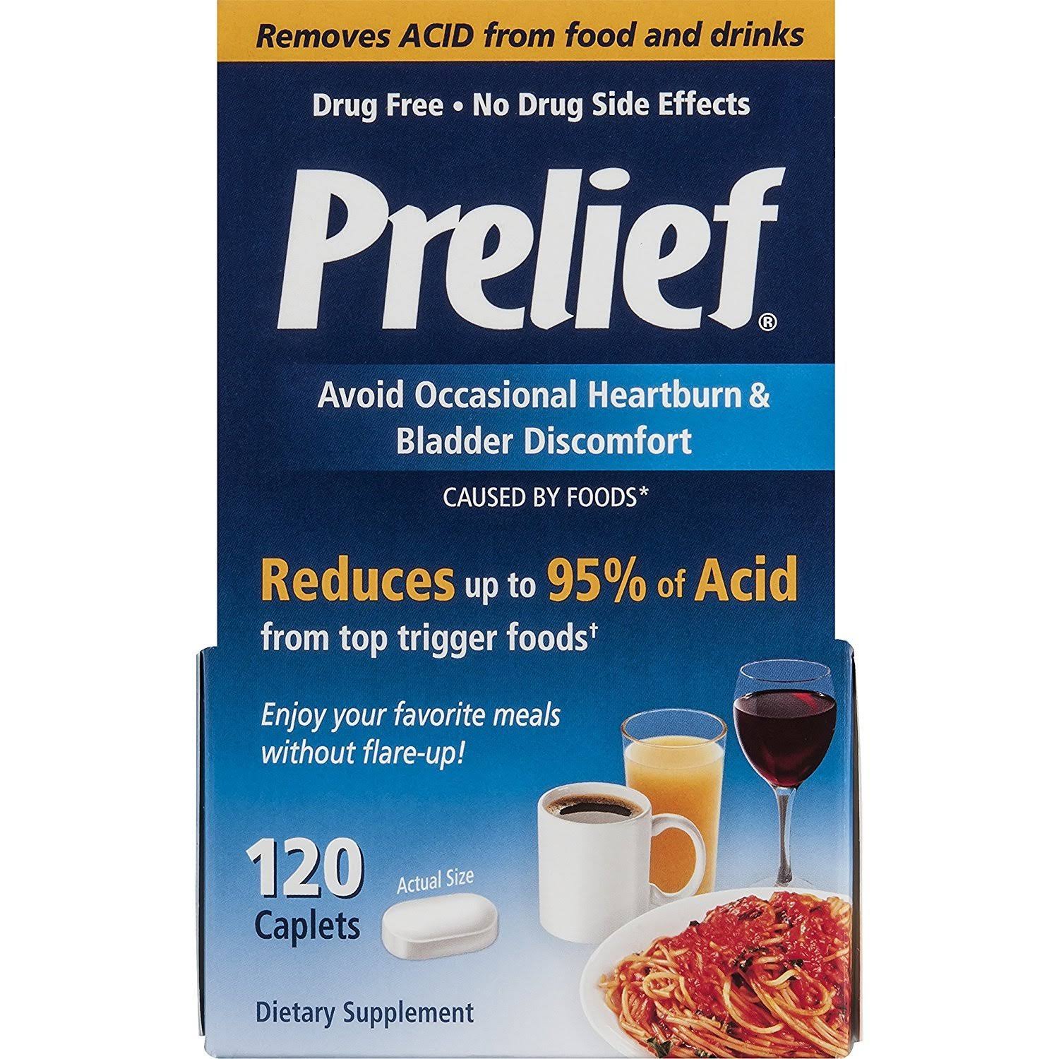 Prelief Acid Reducer Dietary Supplement - 120 Caplets