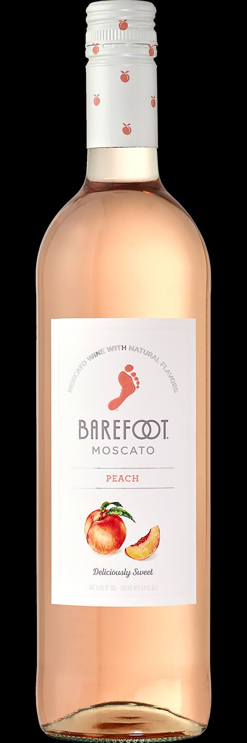 Barefoot Moscato - Peach, 750ml