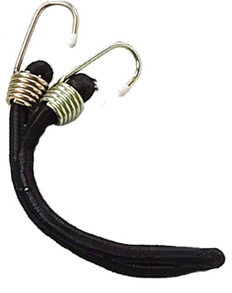Toolusa 24 Black Bungee Cord with Heavy Duty Hooks Ta-98524-z02 Pack of 2 Pcs