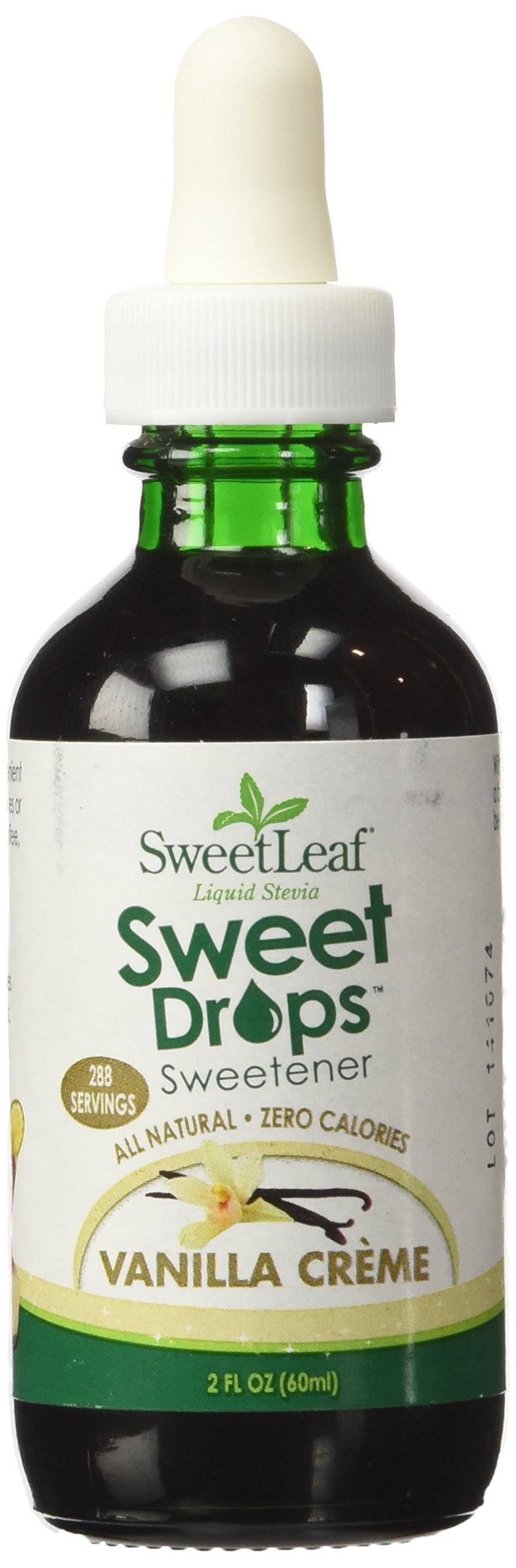 Sweetleaf Sweet Drops Liquid Stevia Vanilla Creme 2 FL oz