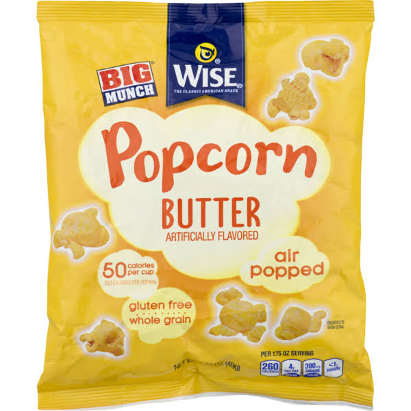 Wise Butter Popcorn - 1.75 oz
