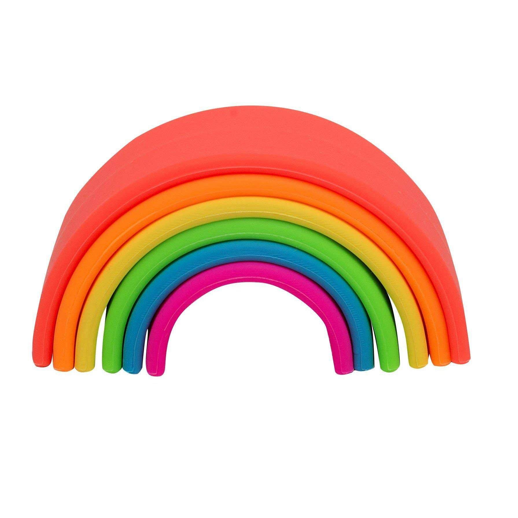 Dena Neon Rainbow Silicone Toy