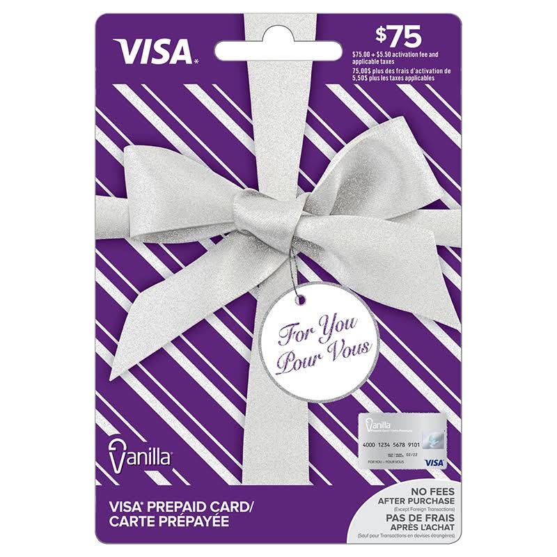 Incomm Vanilla Visa Gift Card