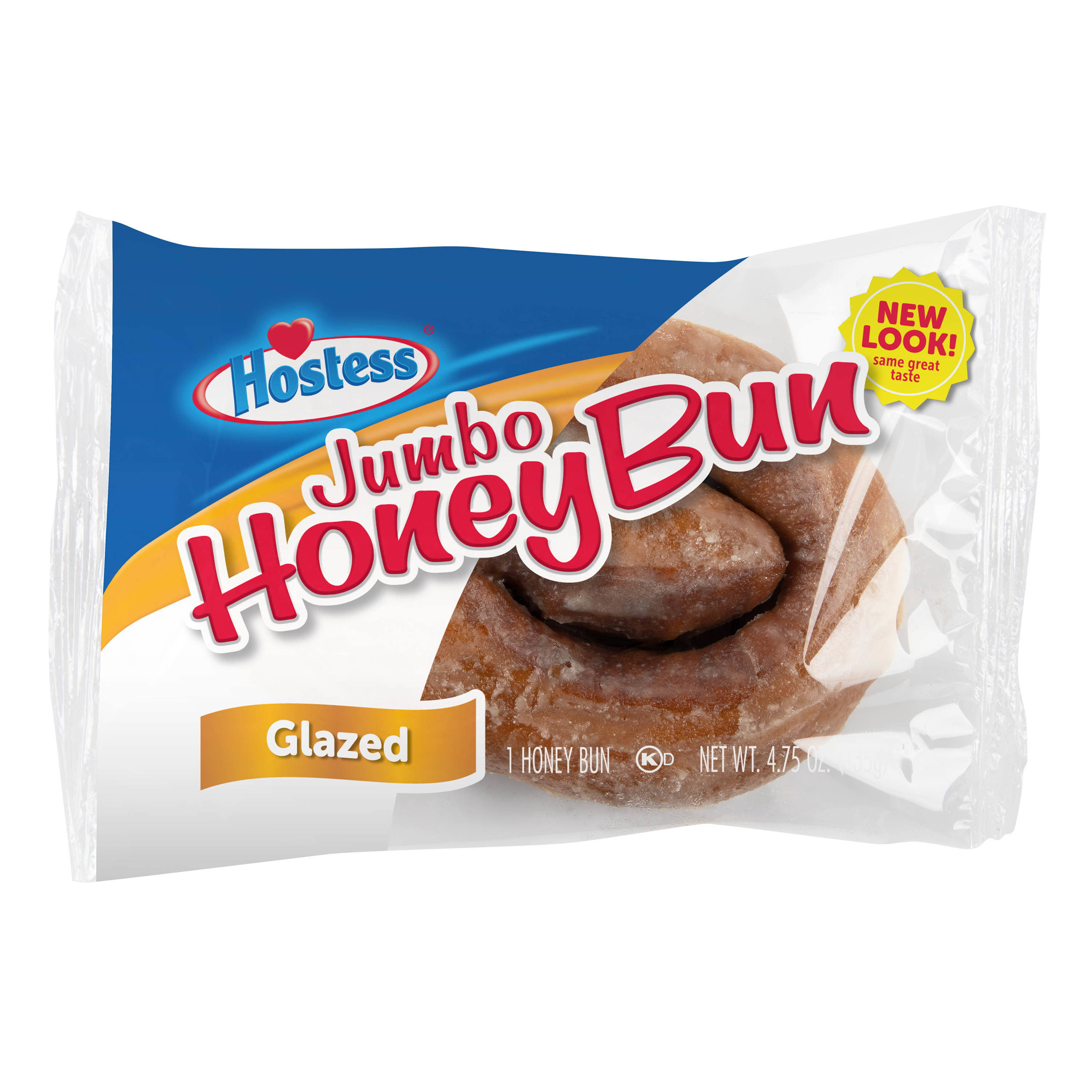 Hostess Glazed Jumbo Honey Bun - 4.75oz