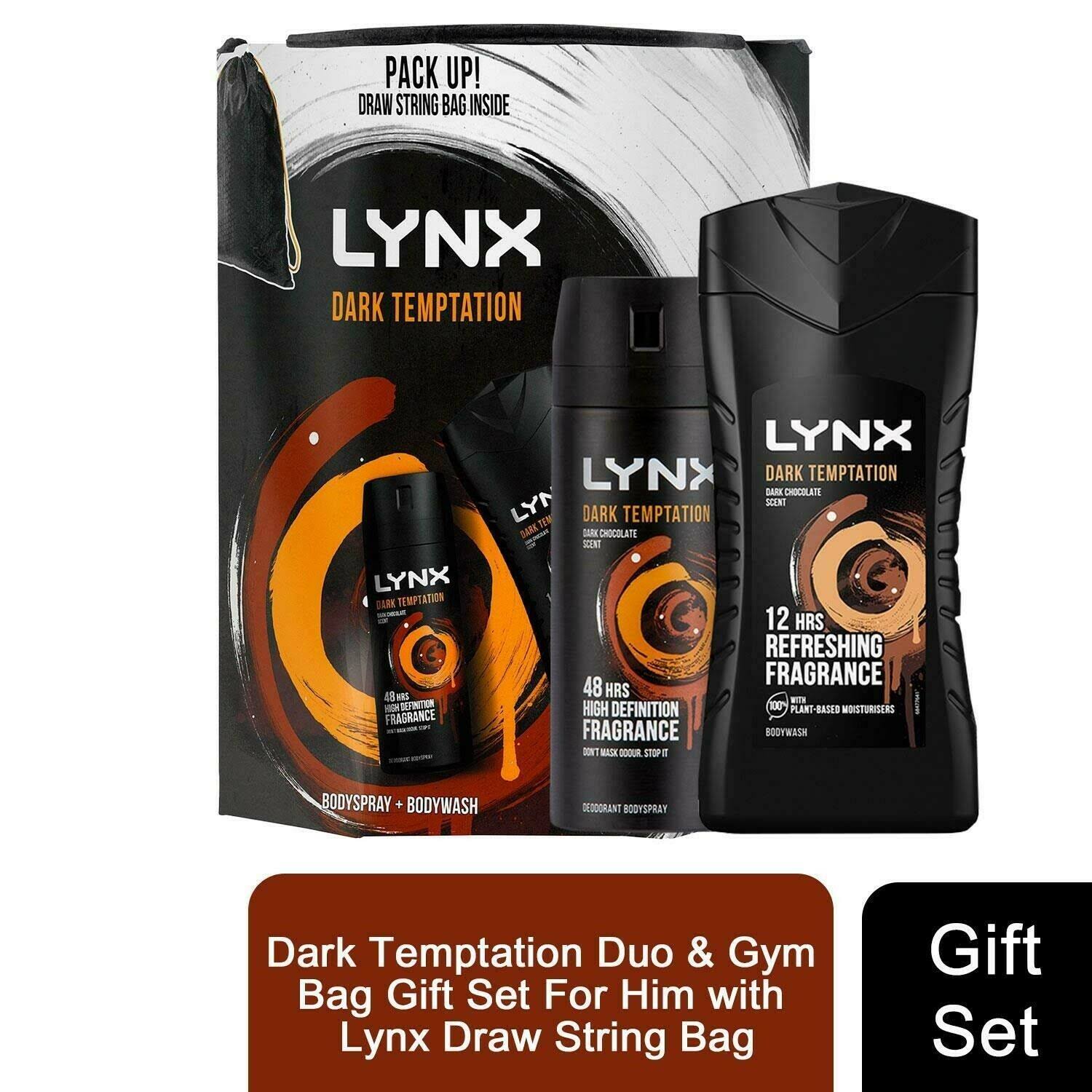 Lynx Dark Temptation Duo and Gym Bag Gift Set