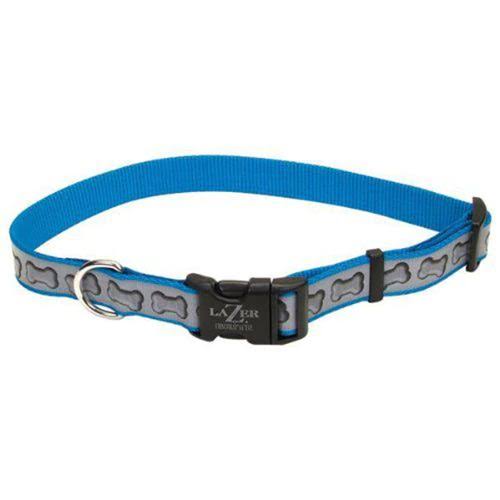 3 Pack of Alliance Lazer Brite - S/M - Reflective - Blue -- 1 Collar