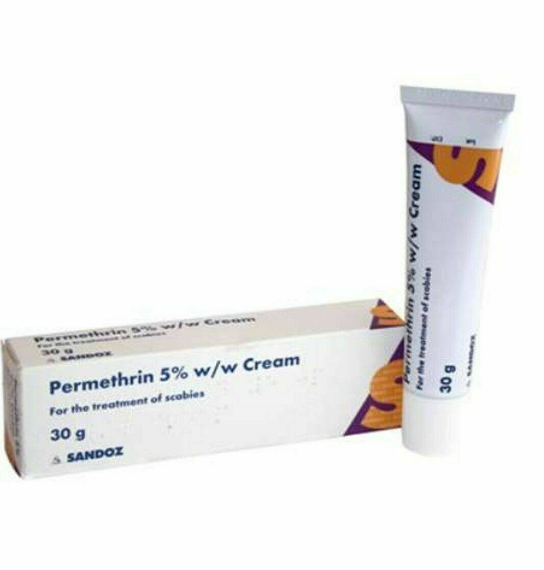 Permethrin 5% cream (generic Lyclear) for scabies (Tube of 30g) - BRAND New