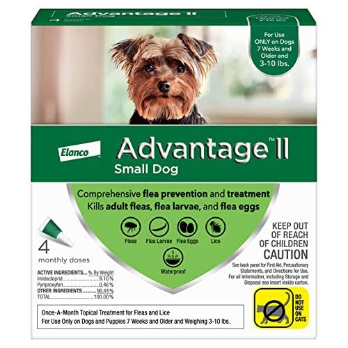 Bayer Advantage II Fleas And Lice Topical Treatment - Small Dog, 3-10 lbs