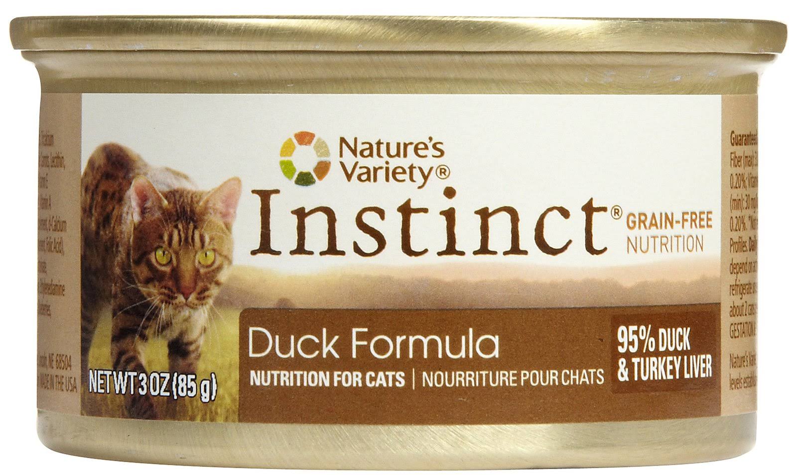 Nature's Variety Instinct Canned Cat Food - Duck, 85g