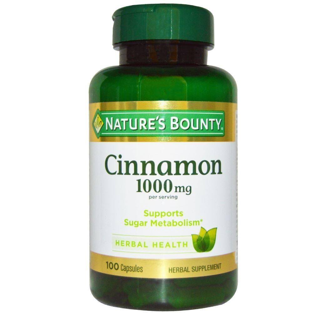 Nature's Bounty Cinnamon - 1000mg, x100