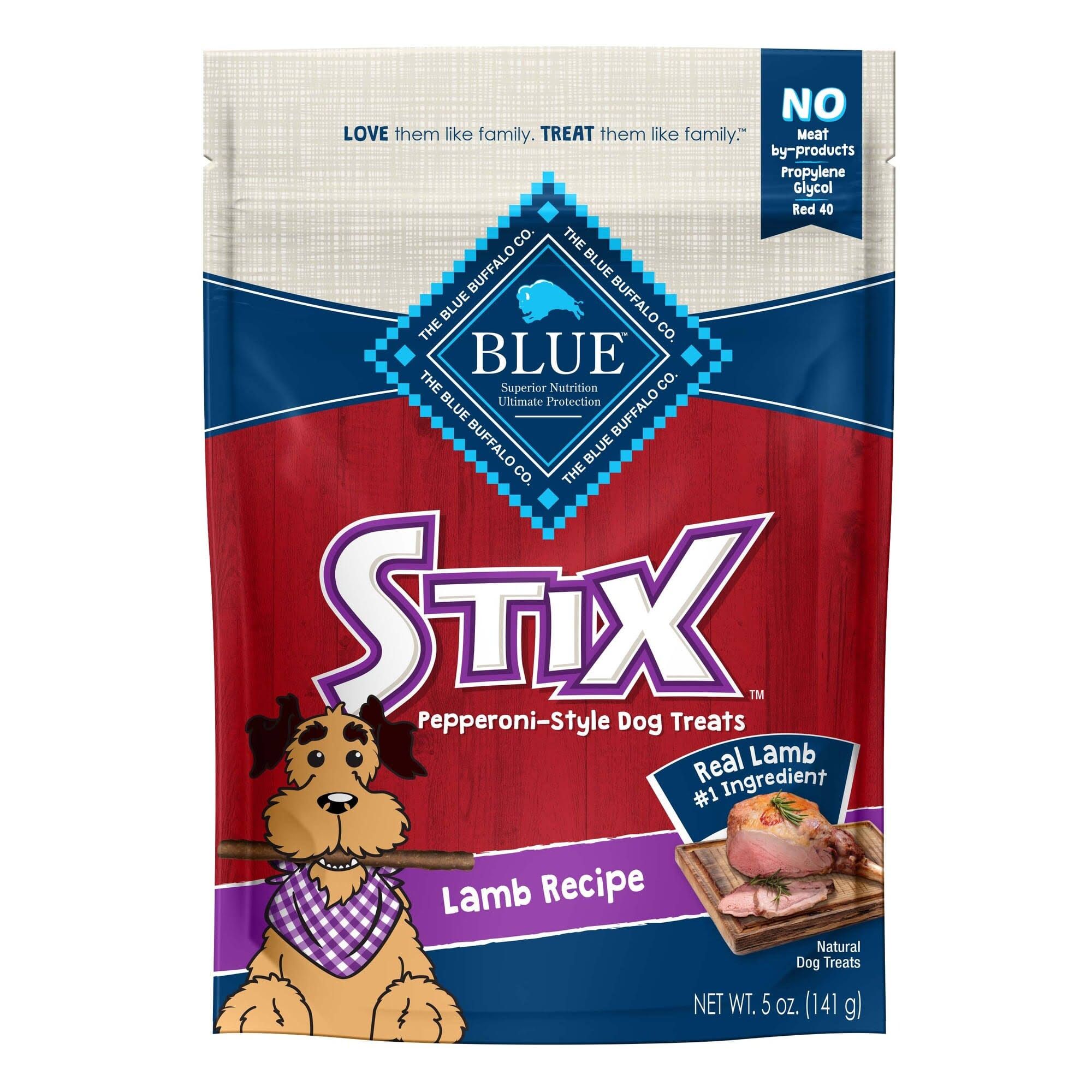 Blue Buffalo Blue Stix Dog Treats, Lamb Recipe, Pepperoni Style - 5 oz