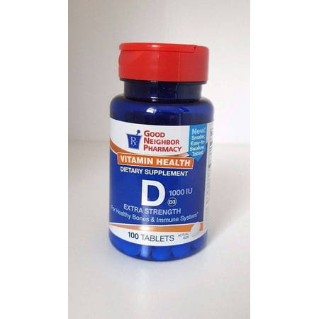 GNP Vitamin D 1000 IU - 100 Tablets