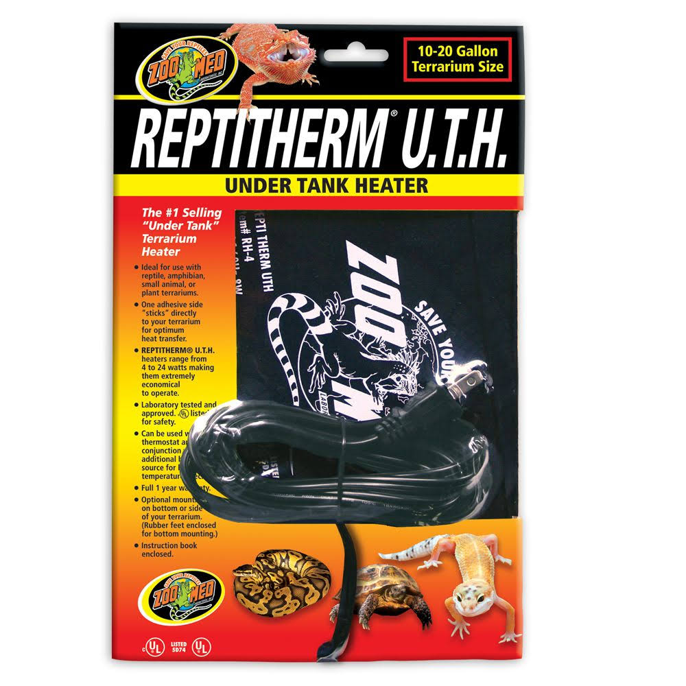 Zoo Med Reptitherm Mini Under Tank Heater - 10-20 Gal