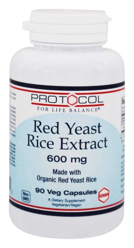Protocol for Life Balance - Red Yeast Rice Extract 600 mg - 90 Veg