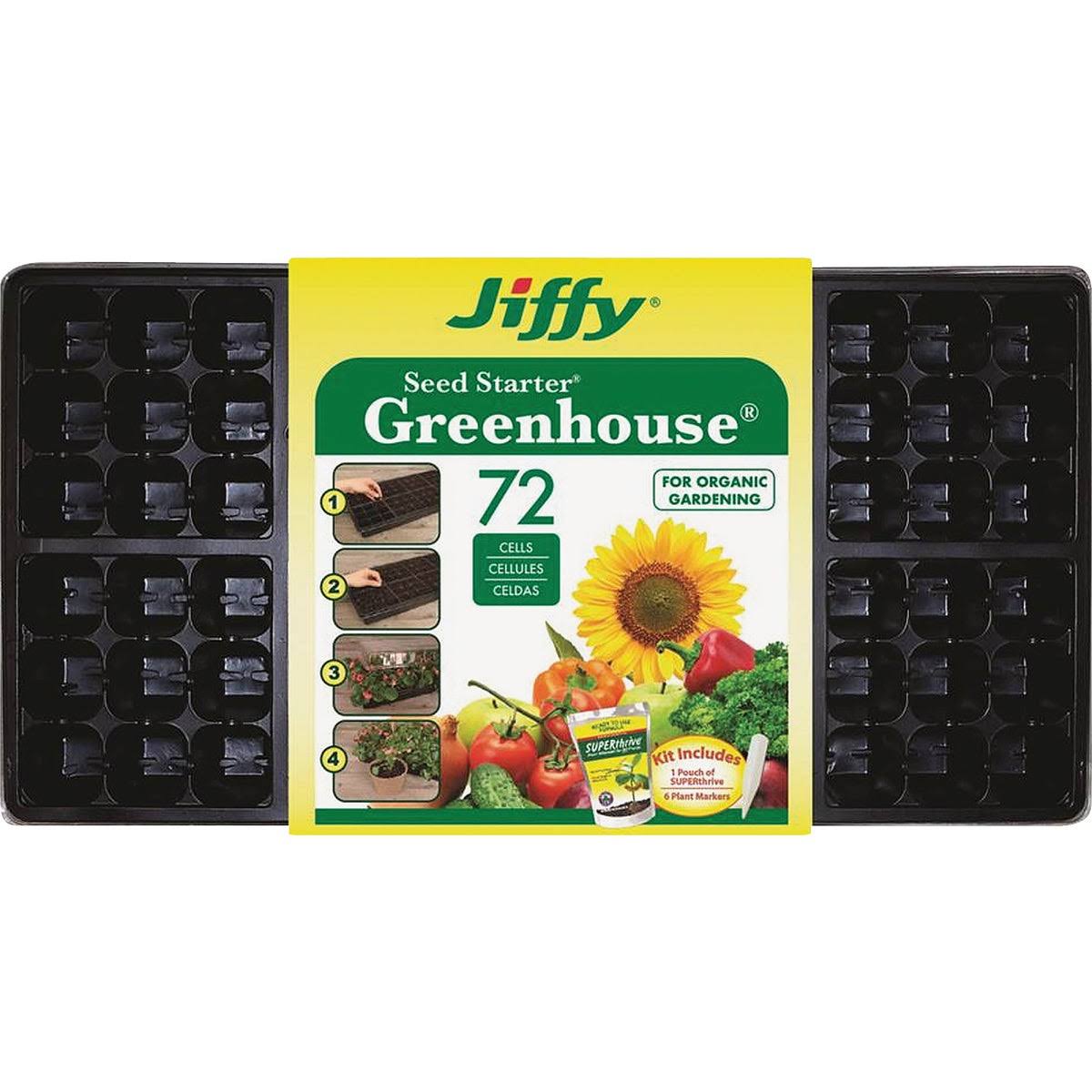 Jiffy Greenhouse 72 Cell Seed Start
