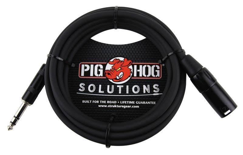 Pig Hog Solutions TRS To XLR Balanced Adapter Cable - 5'