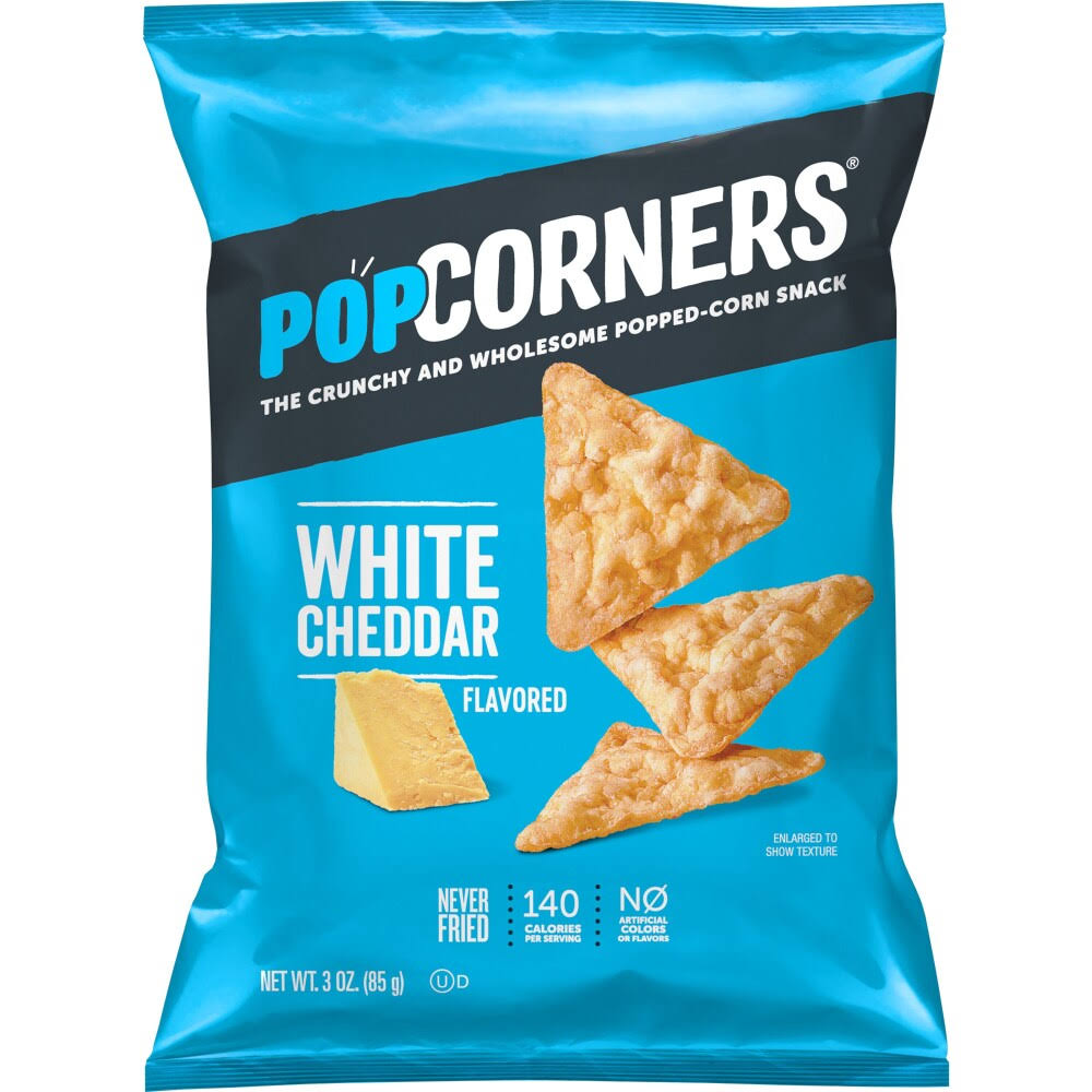 Popcorners White Cheddar Popped Corn Chips - 3oz